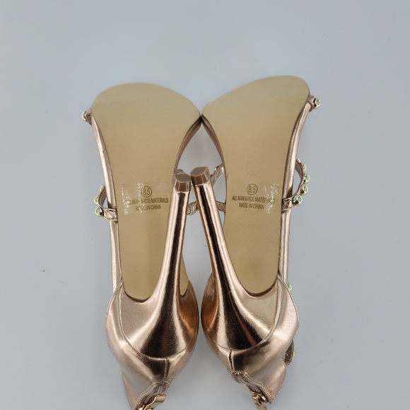Venus Rose Gold heeled sandals - Picture 7 of 7